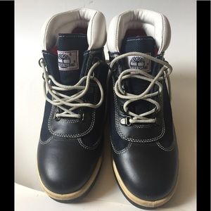 VINTAGE MEN’S TIMBERLAND FIELD BOOT BLUE/WHITE
